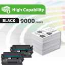 CF287A 87A Toner Cartridge for HP Printer Black M501 M506 CF287X 87X Compatible for HP LaserJet Enterprise Pro M501 M506 M501dn M506dn M506n M506x MFP M527dn M527f M527 Series Printer Ink 2 Pack