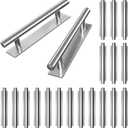 kwa heri Self-Stick Push Pull Helper 20 Pack Hidden Cabinet Handle ABS Plastic Door Window Wardrobe Handle Instant Cabinet Drawer Furniture Handles