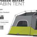 CORE 9 Person Instant Cabin Tent | Large Multi Room Family Pop Up Tent for 2 Minute Camp Setup 14' x 9'