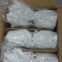Aluminum Foil Balloon Weights for Parties (6 pcs) - 0.31lb (140g) Each - Premium Balloon Anchors for Birthday, Wedding, Dinner, Indoor & Outdoor Decorations(White 6pcs)