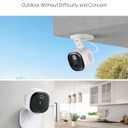 winees Security Cameras Outdoor, Wired 2K Wi-Fi Cameras for Home Security, 2.4G Indoor Camera, Human/Pet AI Detection, Color Night Vision, 2-Way Audio, Support Cloud/128G SD Card Storage