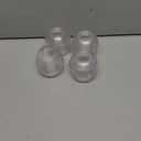 Child Safety Door Knob Cover (4 Pack) Hard-to-Remove Dual-Lock Door Handle Covers for Kids - Reusable Baby Proof Door Knob Locks - Installs Easily, No Tools Needed (Transparent)