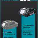VANTTECH 2Packs 3.0Ah 18V BL1830B Replacement for Makita 18 Volt Battery BL1820B-2 BL1830B-2, Compatible with Makita BL1815 BL1820 BL1830 BL1830B 1840B 1850B BL1860B