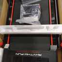 RHYTHM FUN Treadmill with Incline, Walking Pad with Handle Bar,300lbs Walking Pad with APP, Portable Folding Walking Treadmills for Home/Office with Low Noise