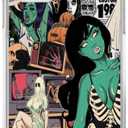 Halloween Aesthetic Case Compatible with iPhone 15 Plus, Spooky Horror Halloween Phone Case for iPhone 15 Plus, Cool TPU Protective Phone Case Cover