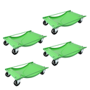 Garvee Car Dolly Set of 4, Garvee 10,000 LBS Vehicle Wheel Dolly with Heavy Duty 3.5 Inch Steel Wheels for Moving Cars, Trucks, Trailers, Motorcycles, and Boats, 23.8in x 14.4in