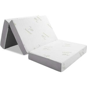 Inofia 6 Inch Folding Mattress, Memory Foam Tri-fold Mattress with Removable Cover, Foldable Floor Bed, Medium Firm, Queen Size (80" x 60" x 6")
