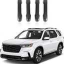 HIRUFAIT Car Exterior Door Handle Cover Protector for Honda Pilot 2023 2024 2025/ Honda Passport 2026 Accessories, ABS Auto Outside Door Handle Decorative Cover Trim, 4PCS (Carbon Fiber Pattern)