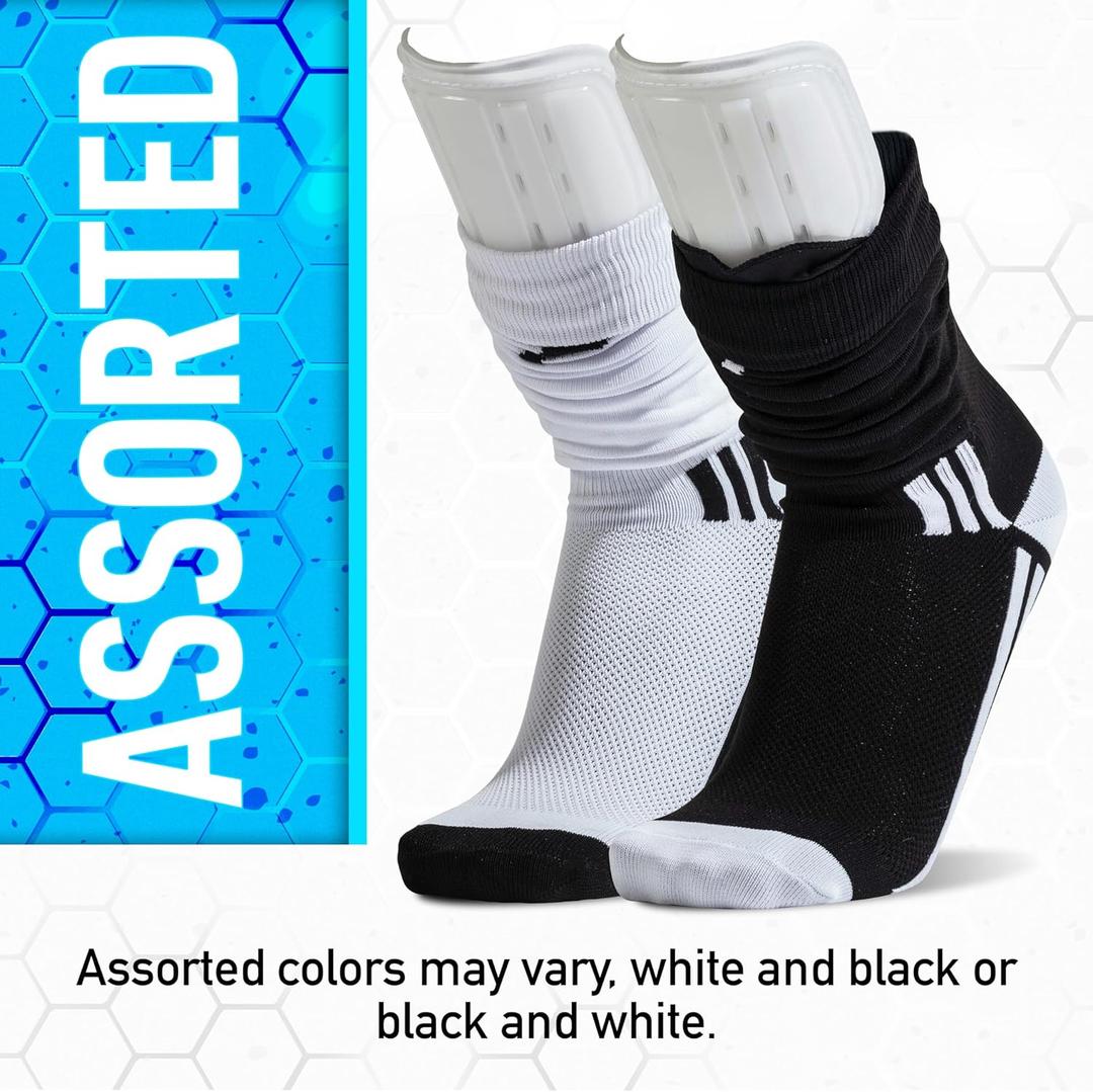 Franklin Sports ACD-2 Sock'R Shin Guards, X-Small, Colors May Vary