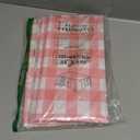 4 Pack Pink Gingham Tablecloth Plastic, 54 x 108 Inch Rectangle Table Cloth Disposable, Valentines Day, Easter Party, Mothers Day Decorations Tablecloths, Birthday Picnic Plastic Cover