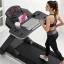 Treadmill Desk Attachment with Large Laptop Platform, Universal Ergonomic Workstation for Laptops/Tablets, Fits Treadmill Handlebars Up to 36 Inches, Black