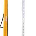 VEVOR Aluminum Grade 20-Feet Telescopic Measuring Rod, Double-Sided Scale 1/10ft Leveling Rod Stick with Bubble Level & Carrying Bag for Houses, Walls, Floor