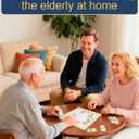 Matching The Domino Alzheimers for Elderly, Dementia Activities for Seniors, Activity Kits for Dementia Patients, Easy Memory for Seniors Men & Women Cognitive Craft Gifts