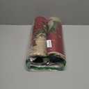 Artoid Mode Red Let It Snow Snowman Cardinal Bird Christmas Kitchen Mats Set of 2, Winter Home Decor Low-Profile Kitchen Rugs for Floor - 17x29 and 17x47 Inch