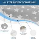 Waterproof Bed Pads Washable, Absorbent Chuck Pads for Incontinence, Washable Pee Pads for Dogs, Waterproof Mattress Protector for Seniors, Bedwetting Kids, Hospitals, Pets, 18"x16" 2 Pack