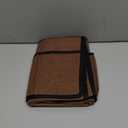 Joywell Recliner Organizer with 6 Pockets Armchair Caddy Remote Control Holder for Couch Armrest Organiser Non Slip Sofa Arm Chair Caddie Storage for Magazine, Tablet, Phone, iPad, Brown (19'' x 35'')