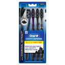 Oral B Cavity Defense 123 Black Toothbrush � Medium (Pack of 4)