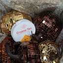 Lenwen 12 Pcs Artificial Disco Pumpkin Glitter Mirror Pumpkin for Decorating Fall Farmhouse Hanging Ornament Harvest Decor for Halloween Thanksgiving Table Centerpiece(Orange, Gold, Dark Gold)