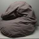 Happy Hounds Scout Deluxe Round Pillow Style Sherpa Dog Bed, Large (42 x 42 in.), Pewter