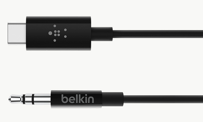 Belkin Lightning to 3.5 3.5mm Audio Cable with USB-C Connector