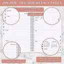 2026 Planner - Planner 2026 from January 2026 - December 2026, Monthly and Weekly Calender with 12 Tabs, 8.5" x 11", Pink