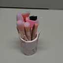 Makeup Brushes Set DUAIU 16PCS Marble Make up Brushes Foundation Eyeshadow Concealer Eyebrow Blush Face Mask Brush Set With Gift Box Make Up ToolPink)