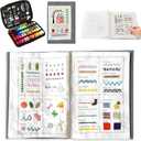 2026 New Embroidery Stitch Book Kit, Portable All Scenario Embroidery Stitch Book, Comes with a Complete Toolkit and Instructional Tutorial,DIY Sewing Books of Stitches for Beginners and Enthusiast