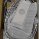 Bathroom Faucet Matte Black Modern Waterfall Bathroom Sink Faucet with Single Handle Suitable for 1 or 3 Holes,Supply Deck Plate and Hose