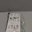 RoomMates RMK3904SCS Tropical Hibiscus Flower Peel and Stick Wall Decals, Pink, Green, Orange