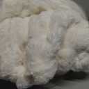 L'AGRATY Faux Fur Throw Blanket: 90" x 90" Luxury Soft Fluffy Thick Rabbit Fur Blankets for Queen Bed Couch - Cozy Plush Bubble Blankets for Winter: Warm Flannel Fleece Decorative Blanket(Cream White)