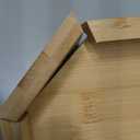 Bamboo Hot Tub Tray Table, Waterproof, UV-Coated Side Table Caddy with Anti-Slip Backing for Drinks, and Essentials, 17" x 7.5"