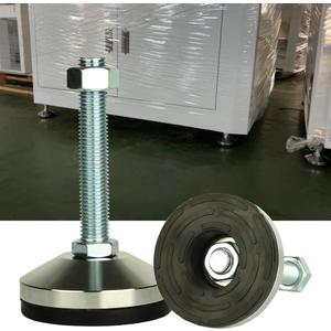 Heavy Duty Leveling Screw Leg,Leg Leveler 3.14" Dia Base,Adjustable Leveling feet M16 Thread, 2600 Lb Capacity,Capacity for Workbench