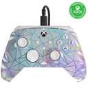 PDP Gaming REMATCH Enhanced Wired Gaming Controller: Licensed Xbox Series X|S Gamepad, Xbox One, Windows PC, Mappable Back Buttons, Customizable, Audio Control, Companion App: Frost Diamond (Metallic)