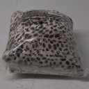 DREAMNINE Luxury Brown Cheetah Print Faux Rabbit Fur Blanket for Couch 50" x 60",Decorative Soft Thick Fluffy Leopard Furry Blankets, Warm Blankets for Winter,Animal Print Cozy Chic Fuzzy Lap Blanket