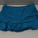 Tempt Me Women Ruched Ruffle Swim Skirt - 2025 Mid Rise Tummy Control Bikini Swimsuit Bathing Suit Skirt Bottom (Large, Teal)