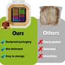 Air Fryer Liners 10 Inch, Square Airfryer Liners Large Air Fryer Parchment Paper Liners, Non-stick Air Fryer Disposable Paper Liners Oil Resistant, Waterproof for Baking Roasting, 150PCS