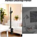 2Pack Streaming Key Light, LED Video Light Dimmable Bi-Color 3200-5600k Video Conference Lighting with Gooseneck Tubes Desk Light for Stream/Podcast/Gaming/Zoom Meetings/Broadcast/YouTube