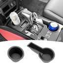 Cup Holder Fits for 2014-2024 Toyota 4Runner Center Console Coaster Cup Mat Compatible with 4Runner Interior Accessories Organizer Storage Tray (Left+Right, 2PCS)