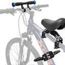 Auwey Kids Bike Seat Child Bike Seat Front Mount Toddler Bike Seat for 2-5 Years Child Bicycle Seats with Foot Pedals Compatible with All Adult Mountain Bikes