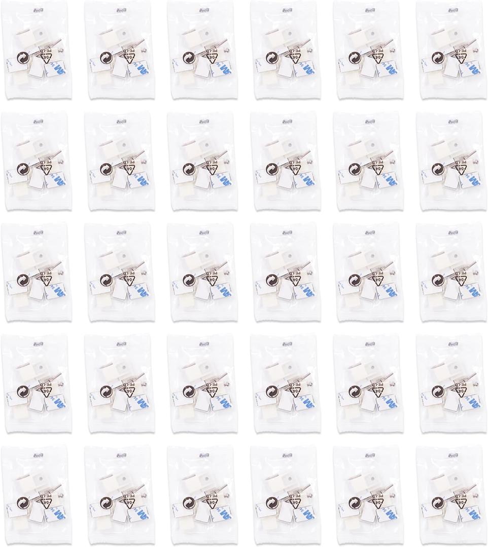 Govee Permanent Outdoor Lights Screw Clips, 30 Packs of 5 Clips per Pack, Total 150 Pcs for Permanent Outdoor Lights H705A, H705B, H705C, H705D, H705E, H705F, H706A, H706B, H706C