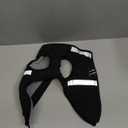 EXPAWLORER Dog Winter Coat Jacket, Thick Warm Waterproof Reflective Puppy Snowsuit with Harness Buit in, Pet Fleece Vest Soft Turtleneck with Zipper Cold Weather for Small Medium Dogs - Black, S