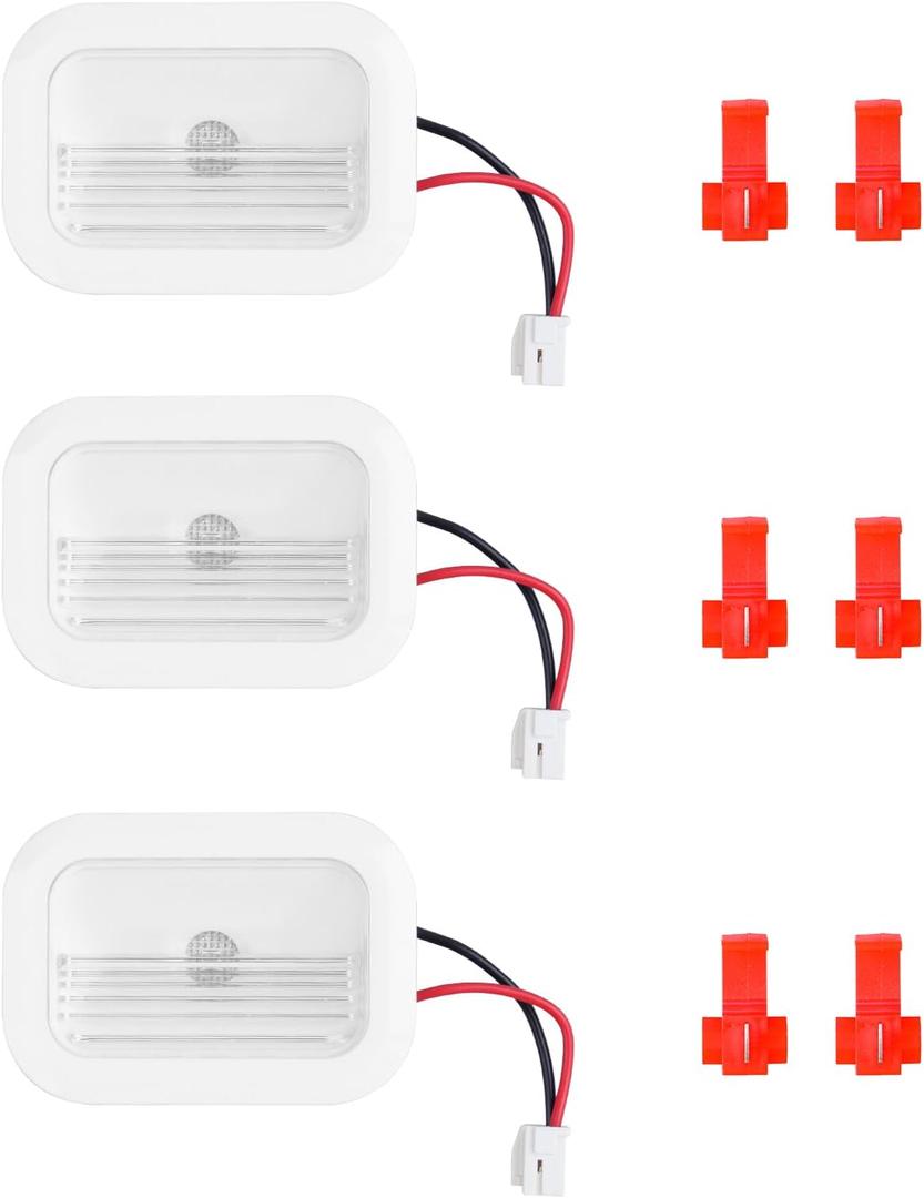 W10695459 W10843353 W11205083 Refrigerator Light Bulb Replacement for Whirlpool Kenmore Maytag Refrigerator Led Light Freezer Board Module Replaces 10660728 W10279030 W11126053 (3Packs)