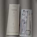 Nose Hair Trimmer for Women Men - Electric Ear and Nose Hair Trimmer - 2 in 1 Facial Hair Remover Portable for Painless Face Eyebrow Trimmering Waterproof (Pearl White 2in1)