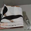 Yeele 71x71 Inch Boho Shower Curtain Abstract Geometric Retro Bathroom Curtains Aesthetic Art Unique Bathroom Sets with Bath Sets for Mens Waterproof Bath Set with Hooks (Yfx05983)