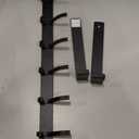 BOOMIBOO Over The Door Hooks, Sturdy Door Hanger, Towel Rack Towel Hooks for Bathroom 12 Hooks Large Over The Door for Bathroom, Bedroom, Kitchen (Black)