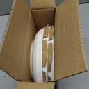 QUANSHANGJUSet of 6 Dinner Plates 8 Inch, White Porcelain Plates, Microwave Oven Dishwasher Safe Scratch Resistant
