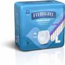 FitRight Super Protective Unisex Incontinence Underwear, Maximum Absorbency, Large (40-56 Inch Waist), Dependable Comfort & Leak Protection, 20 Count (White, L)