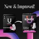Kotex Ultra Thin Pads, Heavy Absorbency, 56 Count 