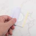 30pcs Castor Oil Belly Button Patch, Non-Woven Fabric 2.76x2.76in Castor Oil Cover Pads Good Absorbency Organic Cotton Disposable Self-Adhesive Pack Wrap No Leakage (Oil Not Included)