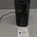 Humidifiers for Bedroom, 2.0L Cool Mist Humidifier for Home Plant and Baby Nursery, Quiet Ultrasonic Humidifier with 360 Nozzle, Auto Shut-Off, Filterless, Black